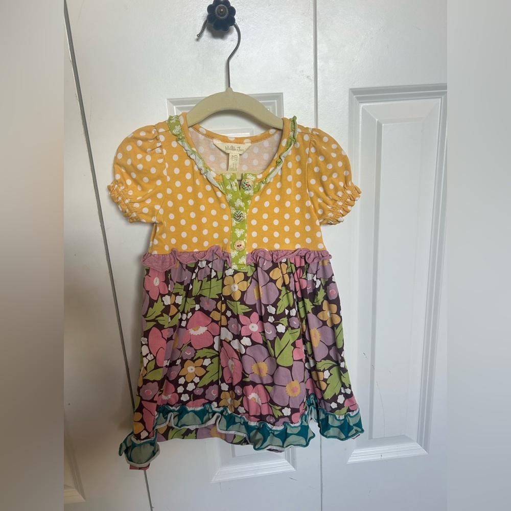 Colorful Kids Floral Matilda Jane dress
